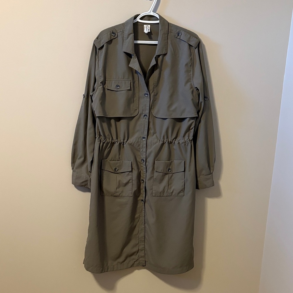 Magellan Olive Travel Dress